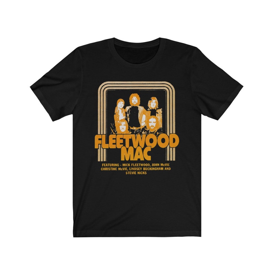 Fleetwood Mac Tshirt Fleetwood Mac British American Rock Etsy