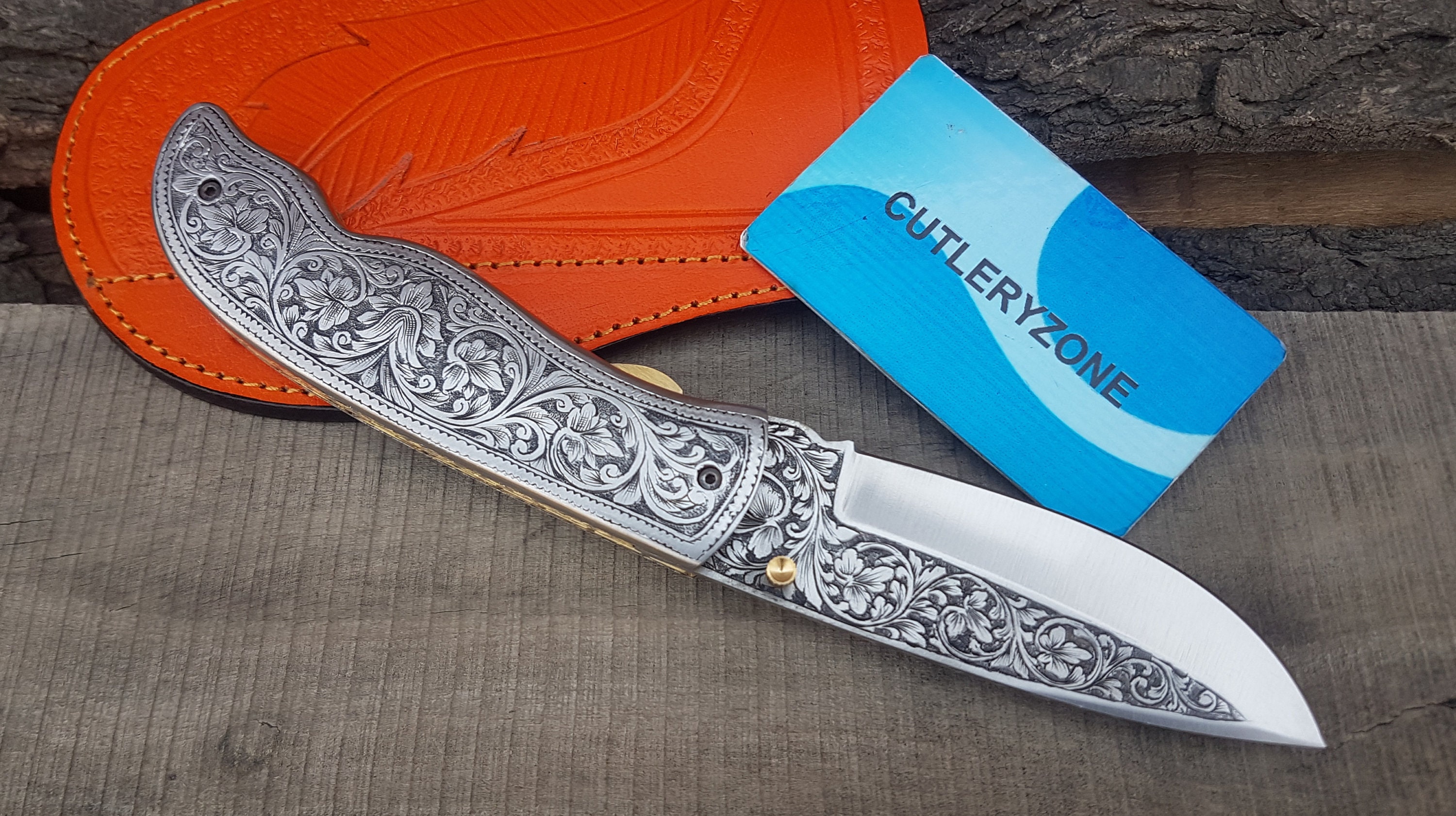 Engraved Folding Knife Prestigious Handmade Engraved Pocket Etsy