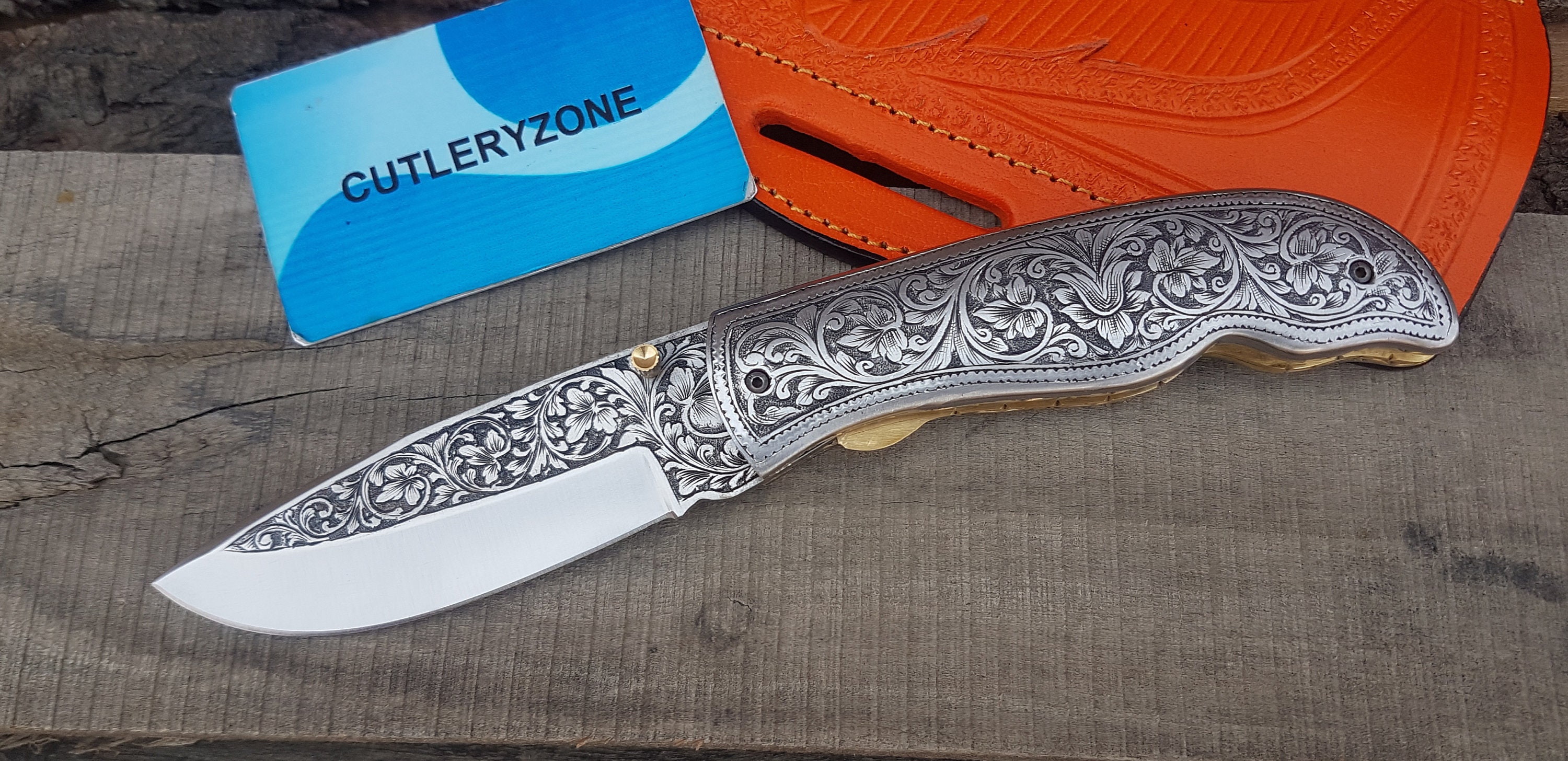 Engraved Folding Knife Prestigious Handmade Engraved Pocket Etsy