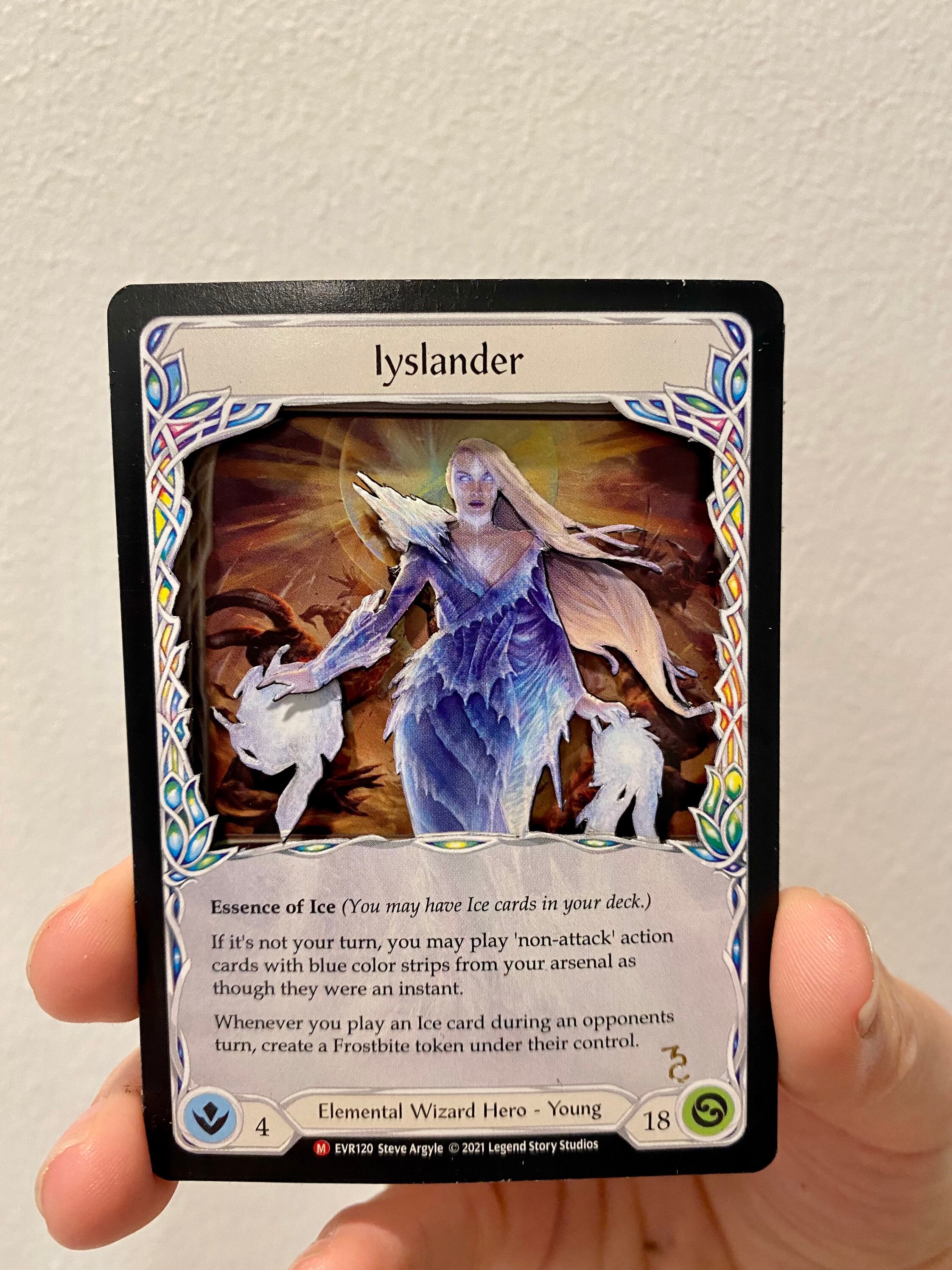 Flesh and Blood Shadowbox 3D Iyslander Wizard Hero Token - Etsy