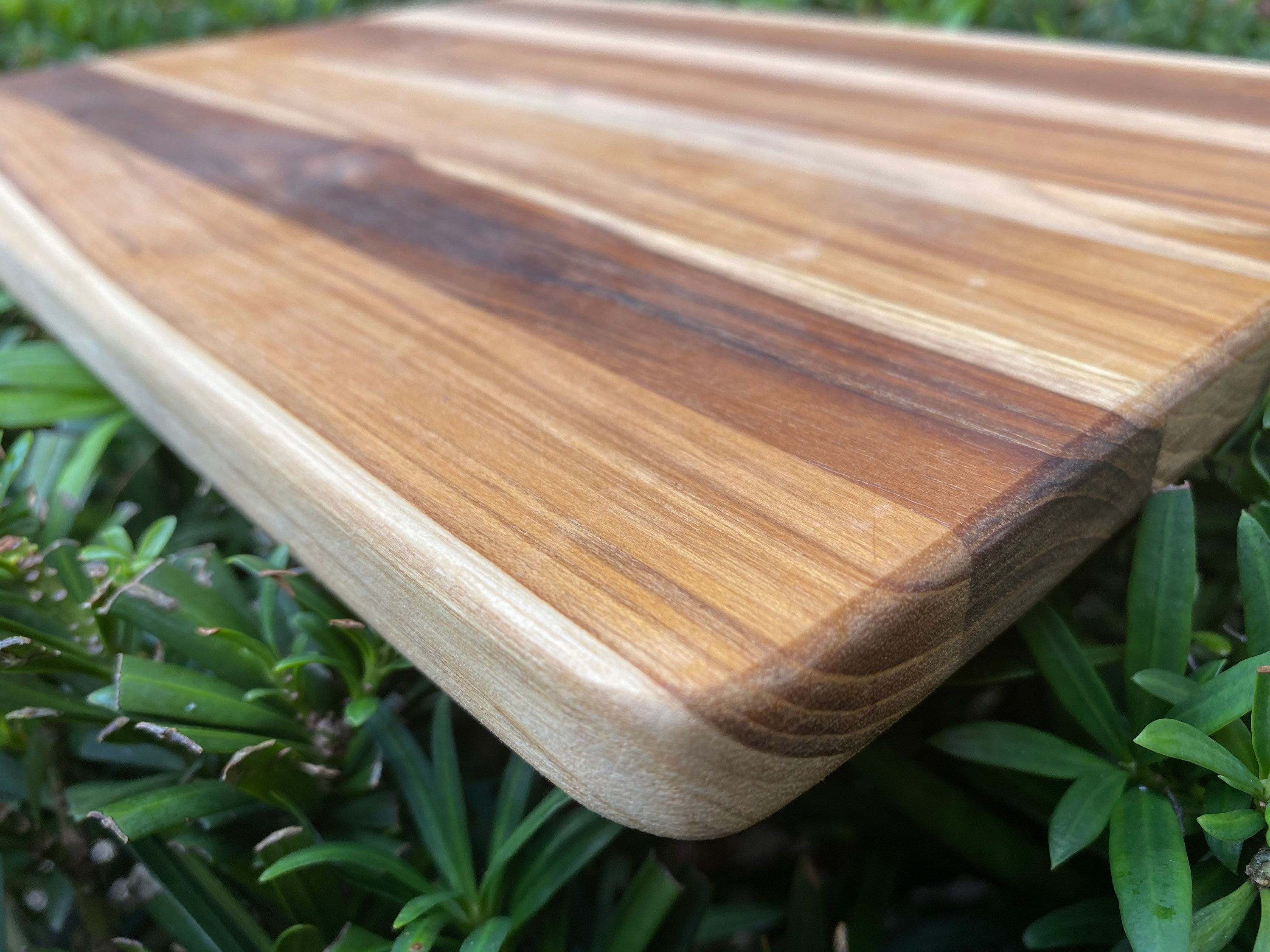 Tablas de corte de teca grabadas personalizadas. Gran tabla de Etsy