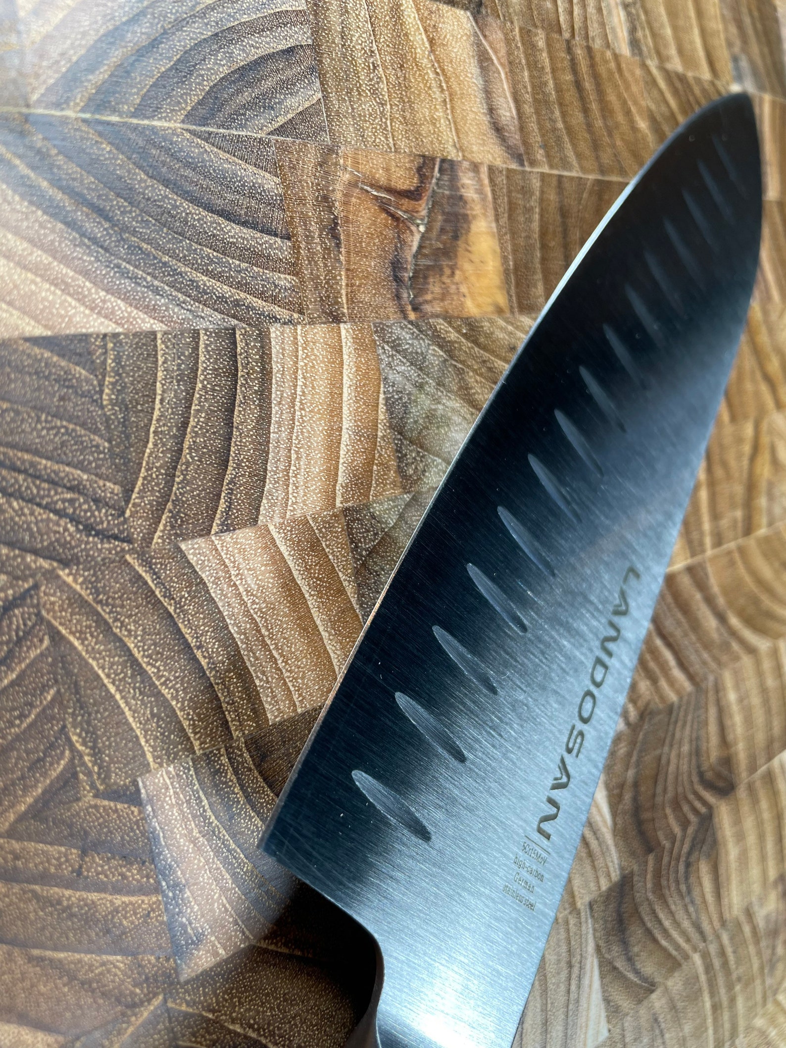 Personalized Engraved Kitchen knife. Personalized Santoku Etsy