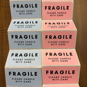 Fragile 2.25 “ x 1.25 “ Packaging Stickers
