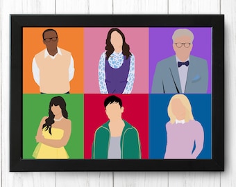 The Good Place Poster| TV Print | Wall art | Vector Art | Minimalist Print | A5,A4,A3,A2 poster