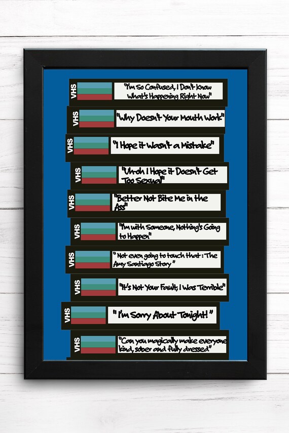 Title of Your Sex Tape Poster Brooklyn Nine nine Print TV Print  