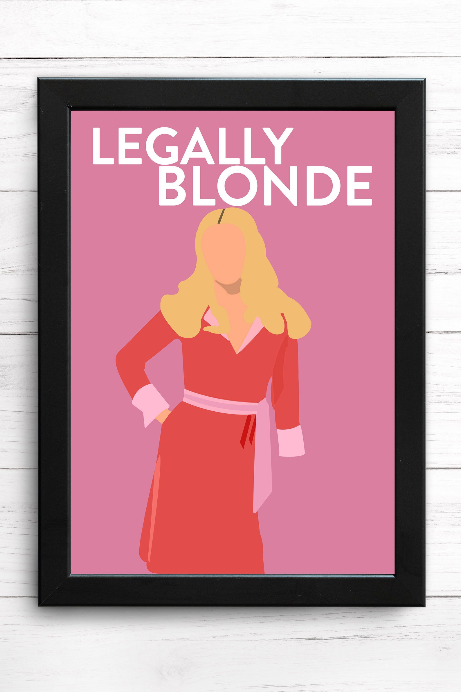 Legally Blonde Poster Legally Blonde Movie Reese Etsy