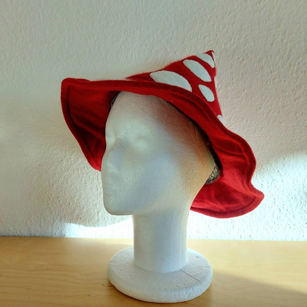 Floppy Witch Hat "Toadstool"