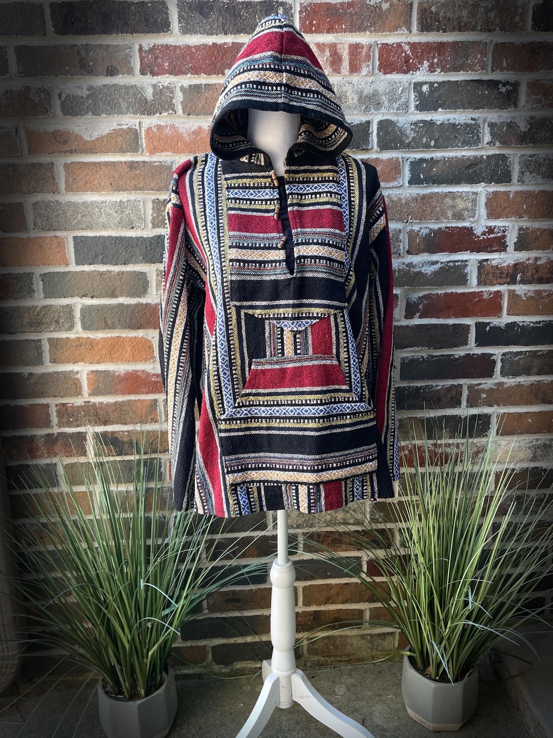 Hoodie Sale Baja Poncho Canada Vintage 90s Mexican Baja