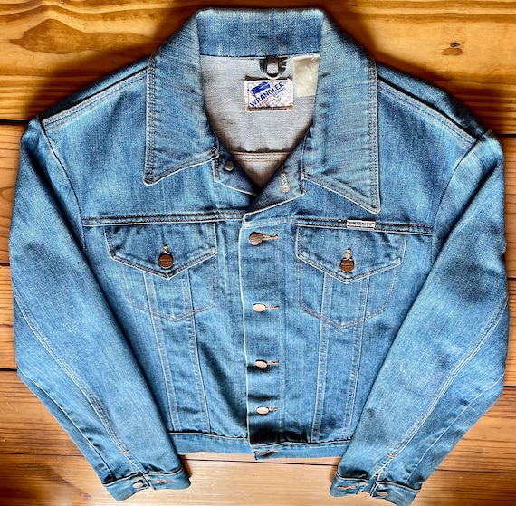 Wrangler Denim Jacket Vintage 136MJ USA Made 70s | Trucker 80s