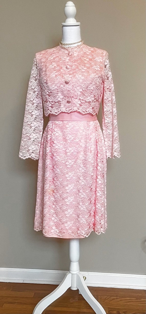 Gorgeous 1960s Lilli Diamond California Dress wit… - image 1