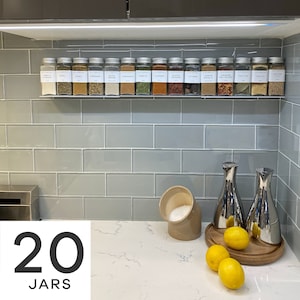 Backsplash spice rack sales