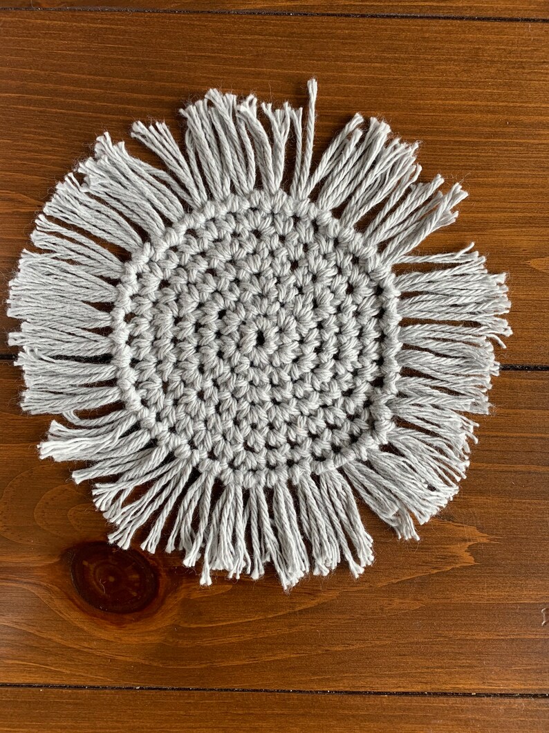 Boho Crochet Coasters Etsy