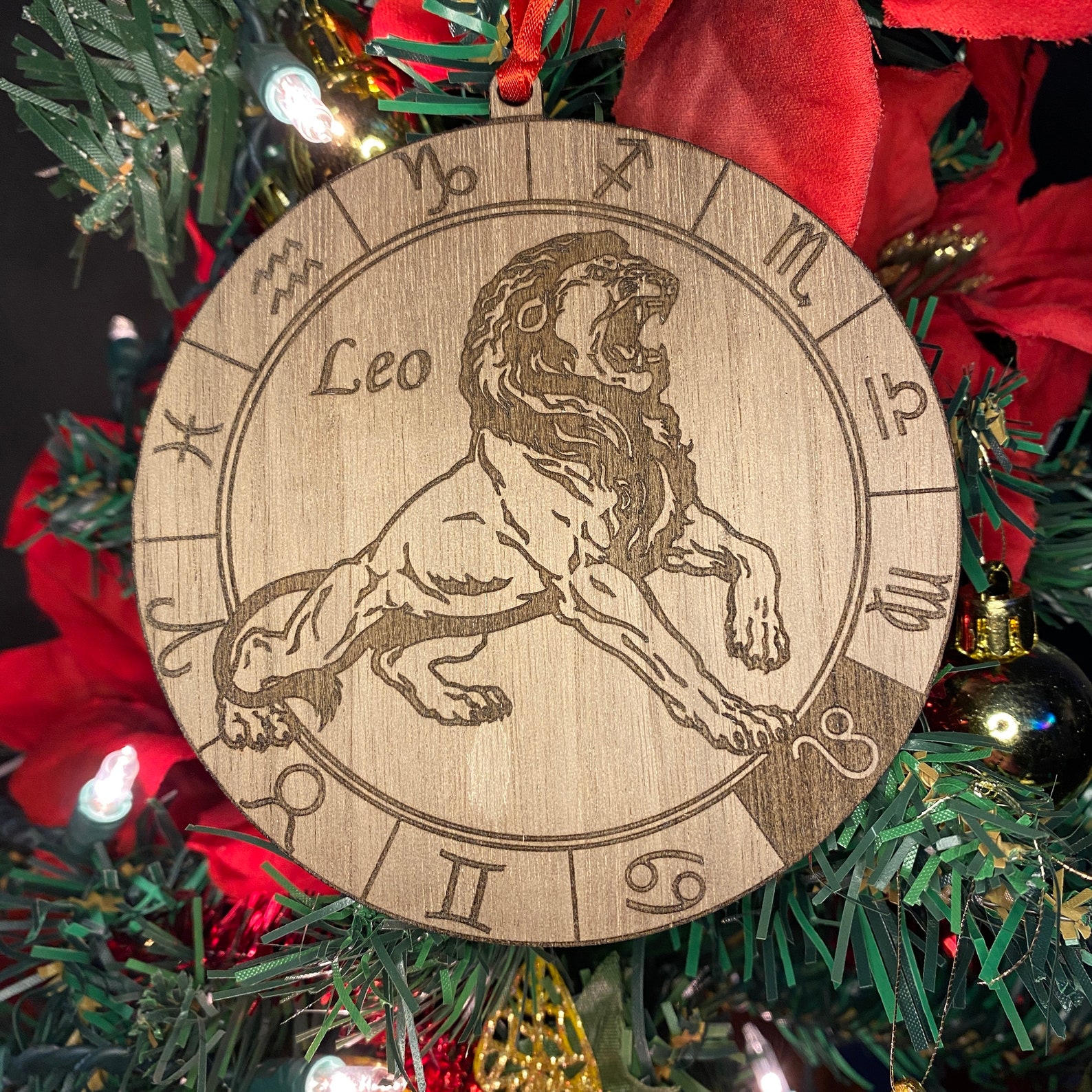 Zodiac Christmas Ornament Christmas Gift Zodiac Signs Etsy