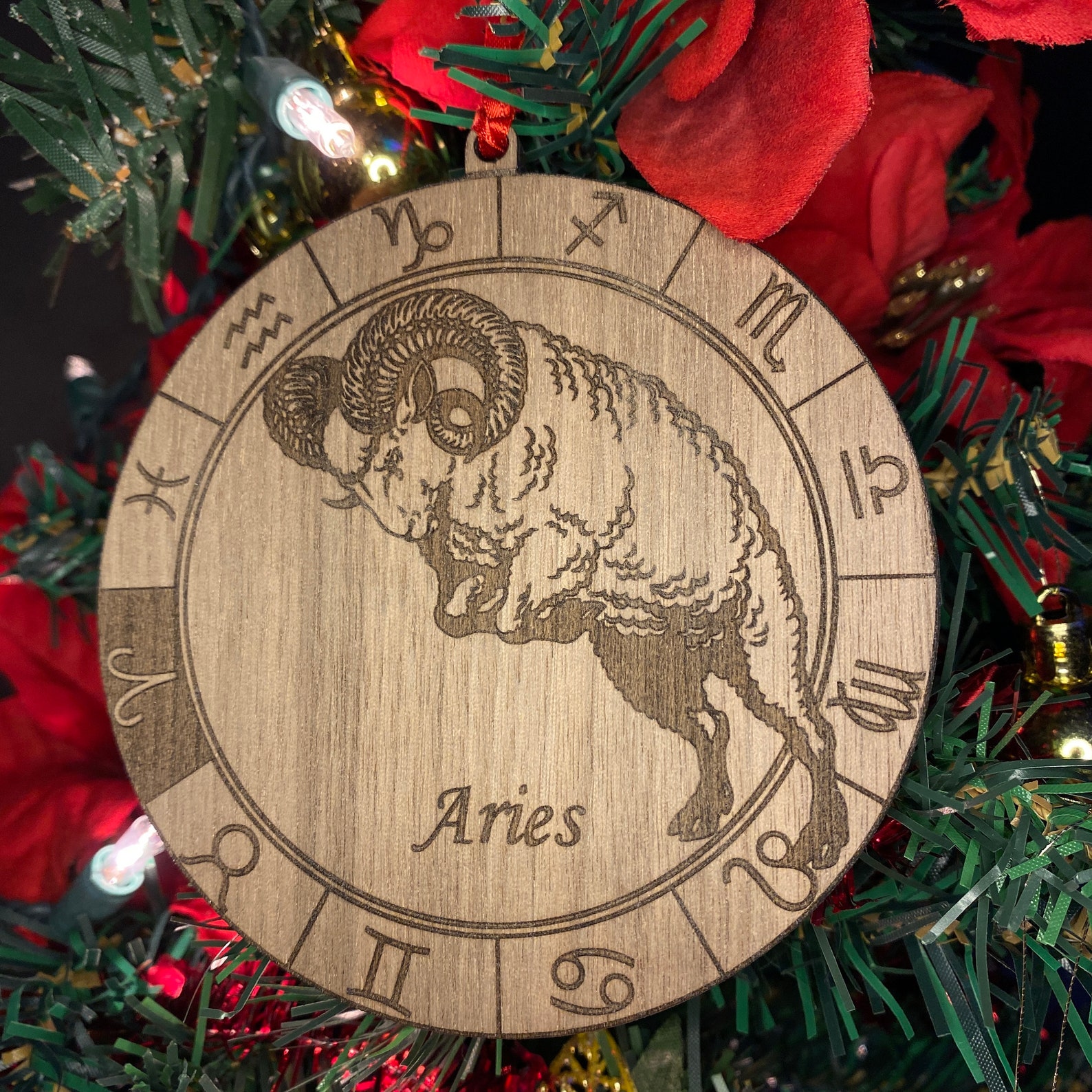 Zodiac Christmas Ornament Christmas Gift Zodiac Signs Etsy