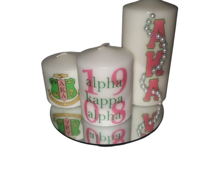 Pearlfection Beloved Sorority Soy Wax Candles for a Soror Elegant