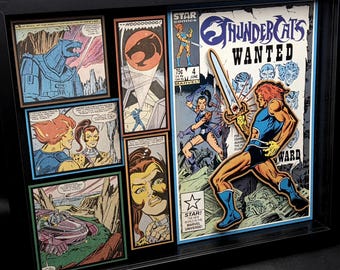 Thundercats Comic Book Shadow Box Art: Collectible 3D Wall Decor