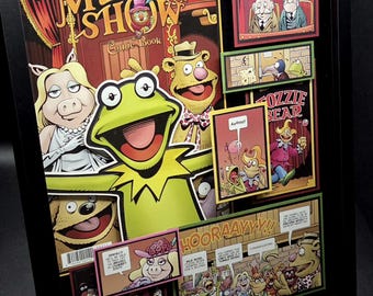 The Muppet Show Comic Book Shadow Box Art: 3D Collectible Wall Decor