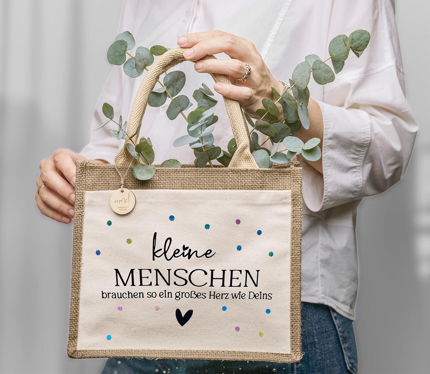 Shirtinstyle Turnbeutel – 'Lieblings Erzieherin' Dankesprüche – Abschiedsgeschenk Für Kita, Kindergarten, Schule – 12 Liter, 100% Baumwolle