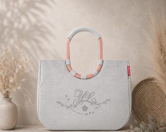Bolso shopper Reisenthel Loop personalizado | Bolso shopper con icono de inicial | Tallas M y L | Bolso con monograma | Regalo personalizado para mujer