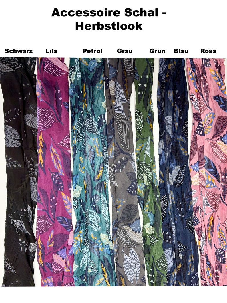 Herbstschal Damen-Accessoire Schal in schönen Farben Bild 8