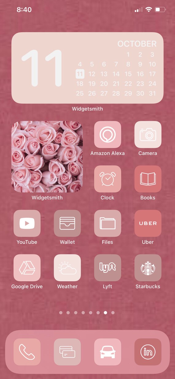 Pink Neutral Tone Aesthetic Iphone Ios 14 App Icons Ios14 Etsy Canada