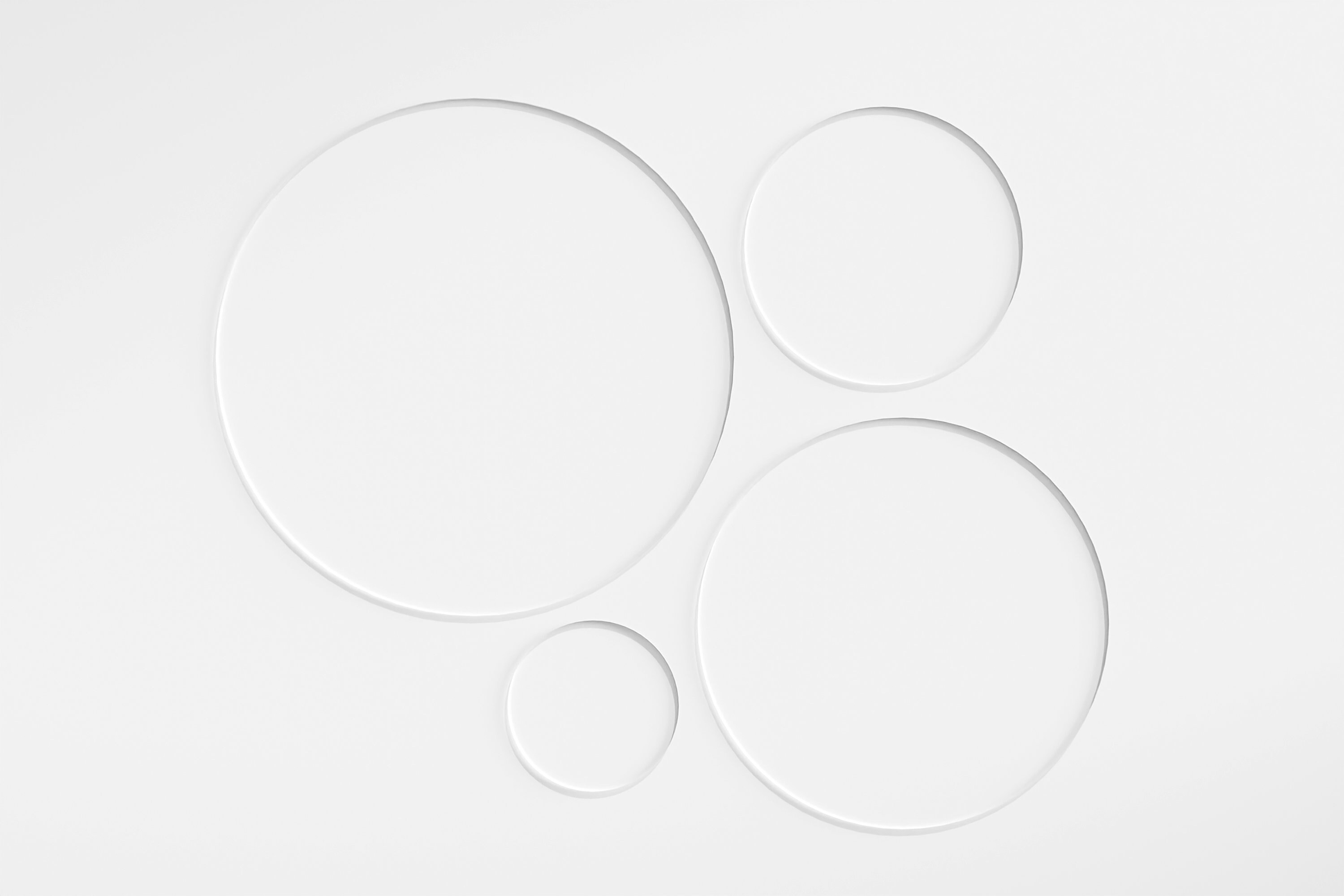 Round Clear Acrylic Blanks | Circle For Diy Wedding Kits & Crafts. Available in Large, Small Custom Sizes