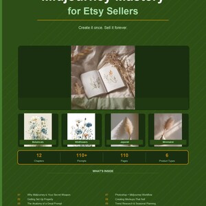 Midjourney Guide for Etsy Sellers: AI Prompt Pack and Workflow (Digital Download)
