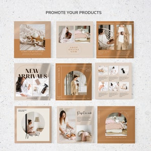 Ecommerce Instagram Template Retail Instagram Template Minimalist ...