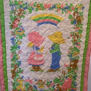 Sun Bonnet Sue and Overall Bill quilt