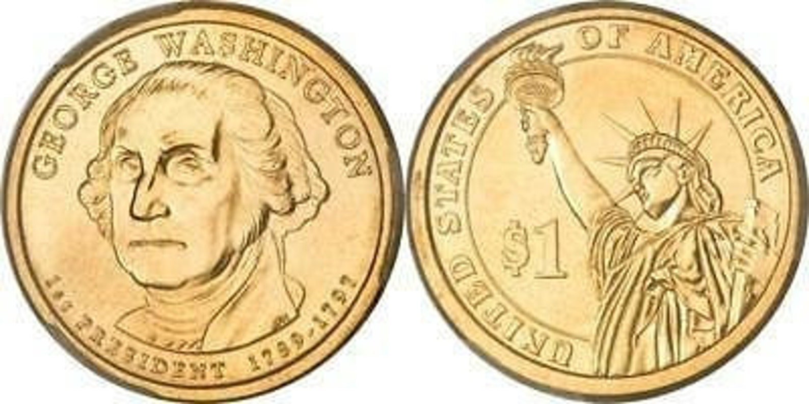 Washington Dollar Coin Etsy