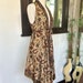 Brown Kanzi Batik Vest Set with Pants