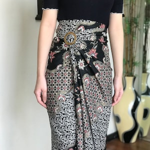 Bali Babe Skirt Set (Black and White)