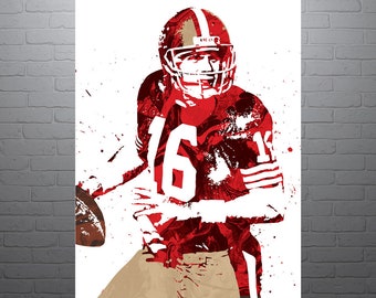 Joe Cool The Comeback Kid American Football 24/"x32/" Poster 019 JOE MONTANA