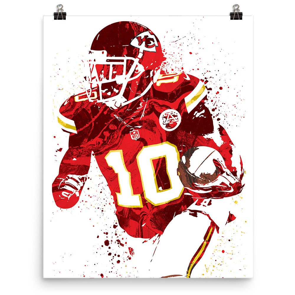 Tyreek Hill Kansas City Chiefs Football Poster Man Cave Etsy
