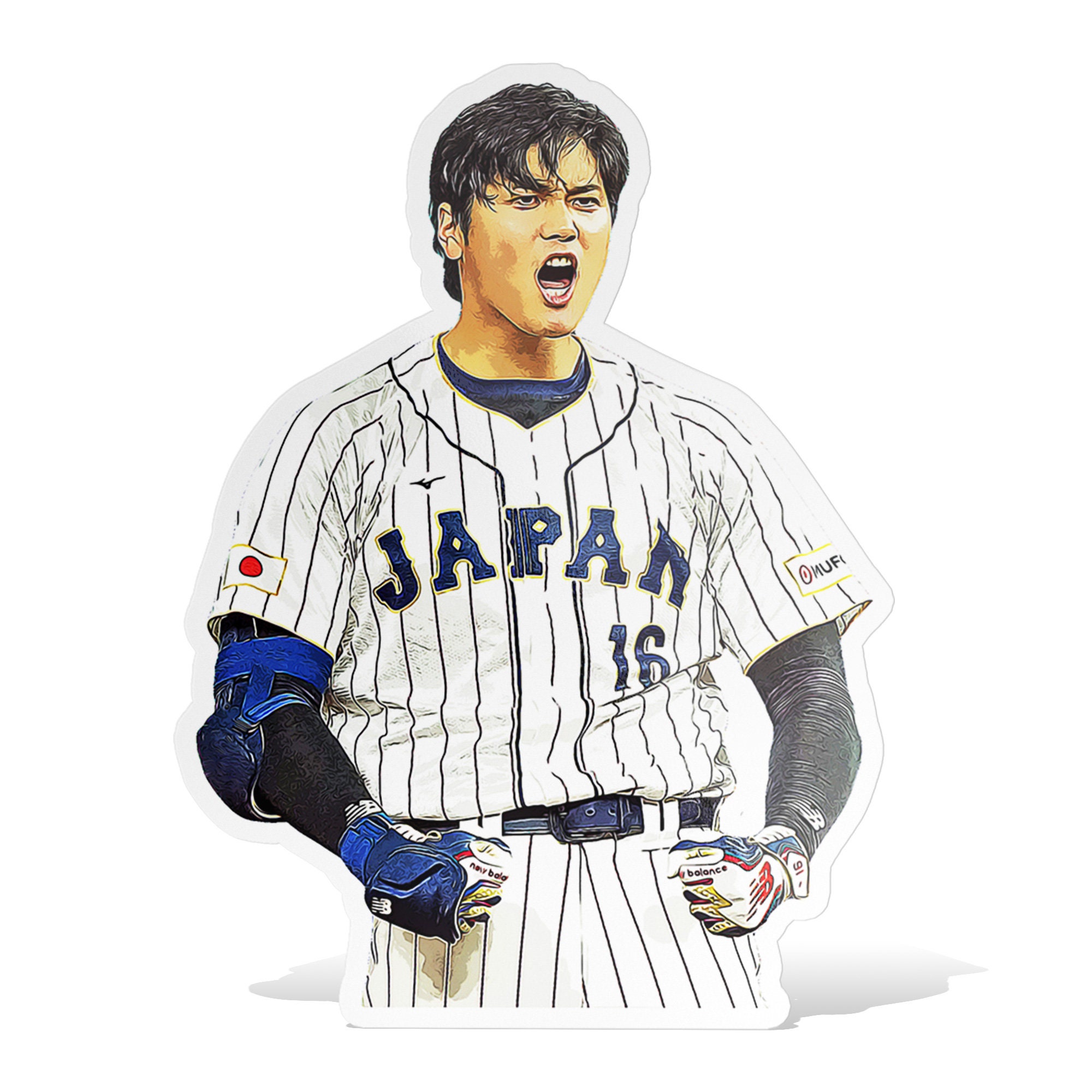 Japanese L Size NEW 2023 Shohei Ohtani WBC Jersey Shirt #16 Samurai Baseball