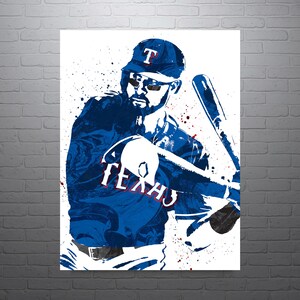 2020 Texas Rangers Joey Gallo #13 Game Issued Blue Jersey