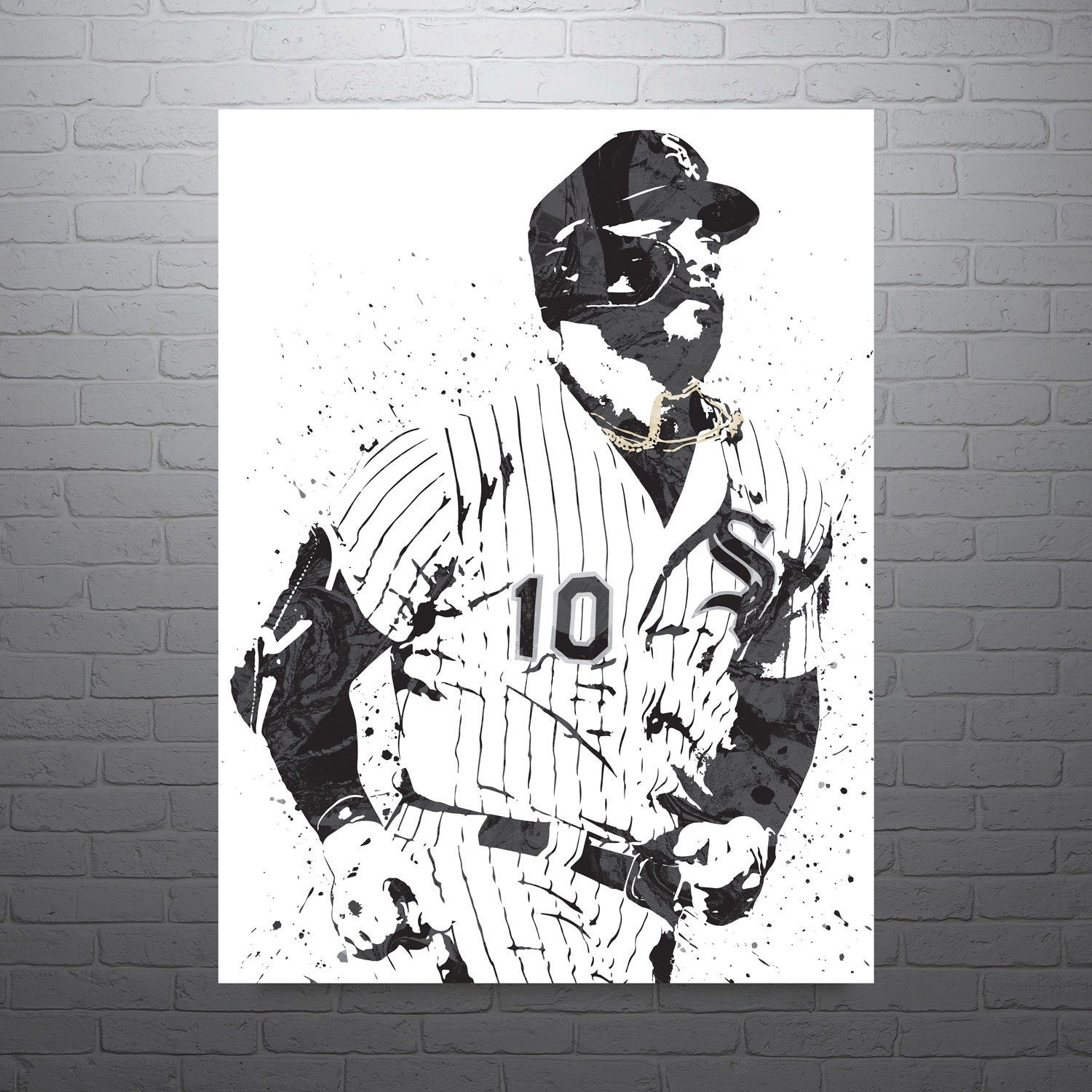 Yoan Moncada Grunge Art MLB Chicago White Sox by christiancaron54 on  DeviantArt