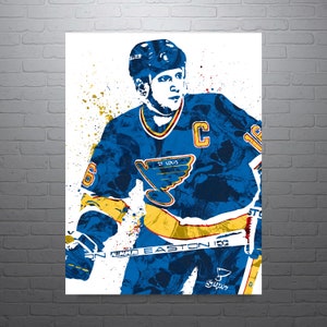 Digital File - St. Louis Blues Jersey NHL Personalized Jersey Custom Name  and Number Canvas Wall Art Home Decor