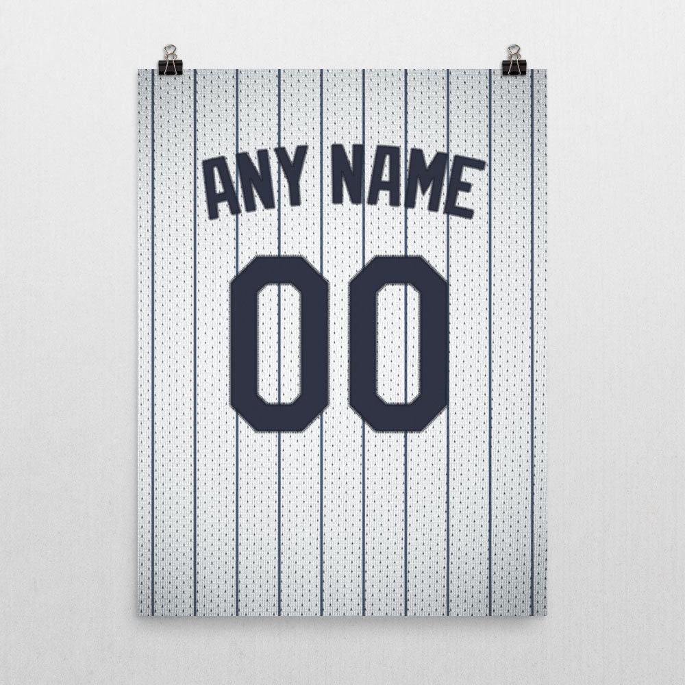 New York Yankees Jersey Poster Print Personalized Any NAME | Etsy