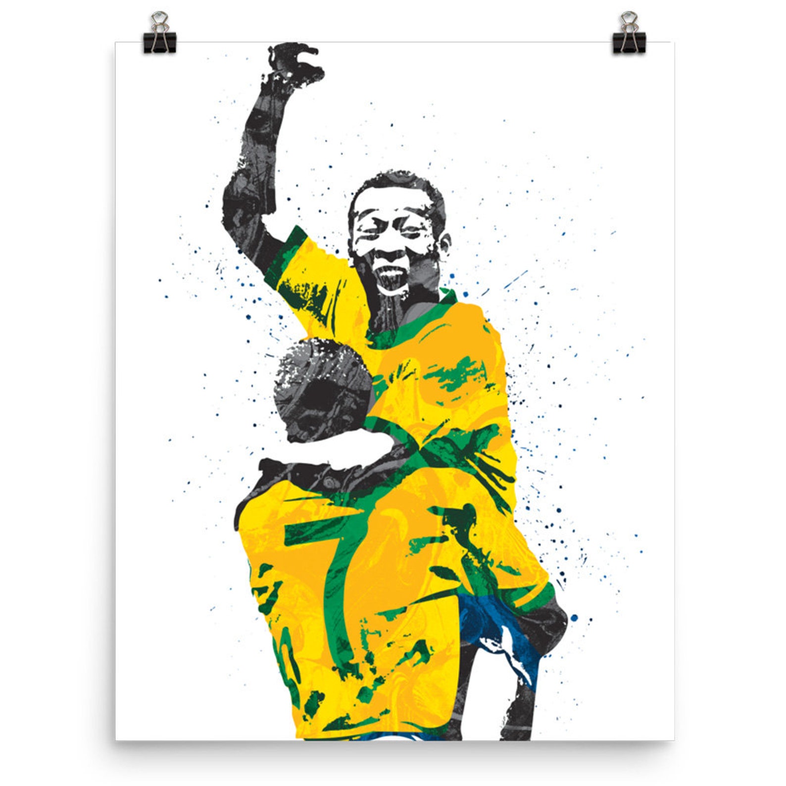 Pele Art poster