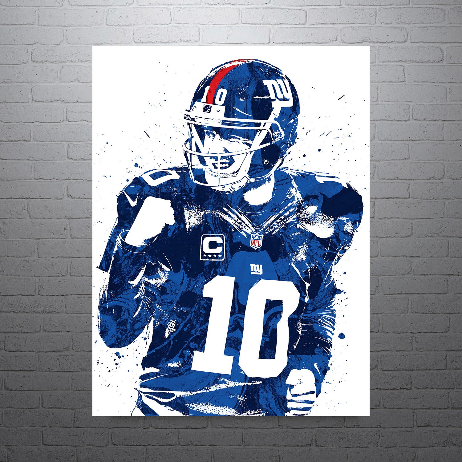 decor art New York Giants poster wall art American Football Poster decor art New York Giants poster wall art American Football Poster
