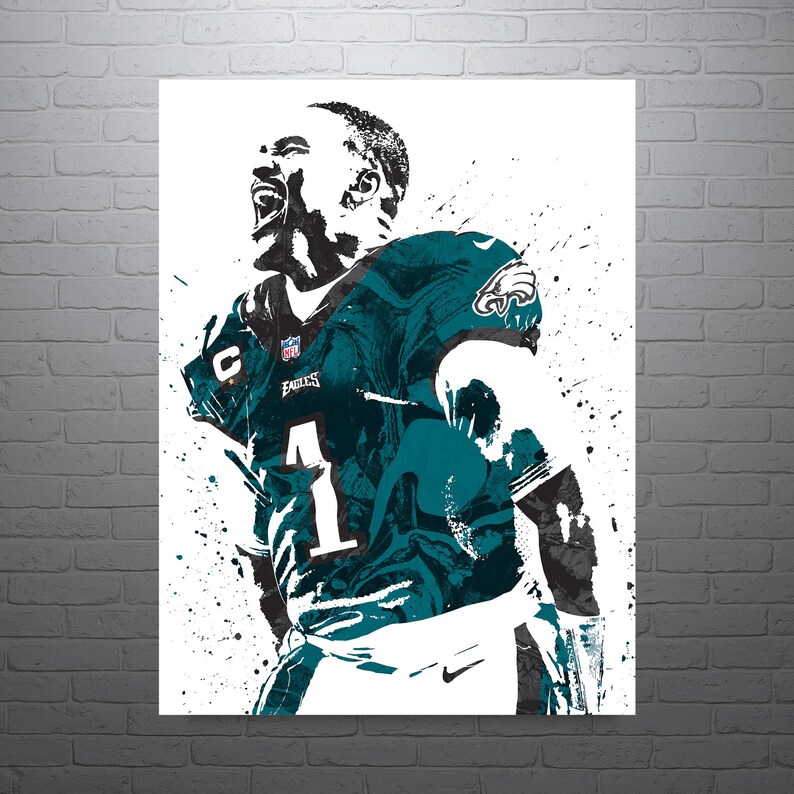 Jalen Hurts Philadelphia Eagles Football Poster Man Cave Etsy jalen-hurts-philadelphia-eagles-football-poster-man-cave-etsy