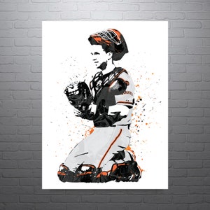 Buster Posey, The Rock 30x45 ORIG, Auto Posey