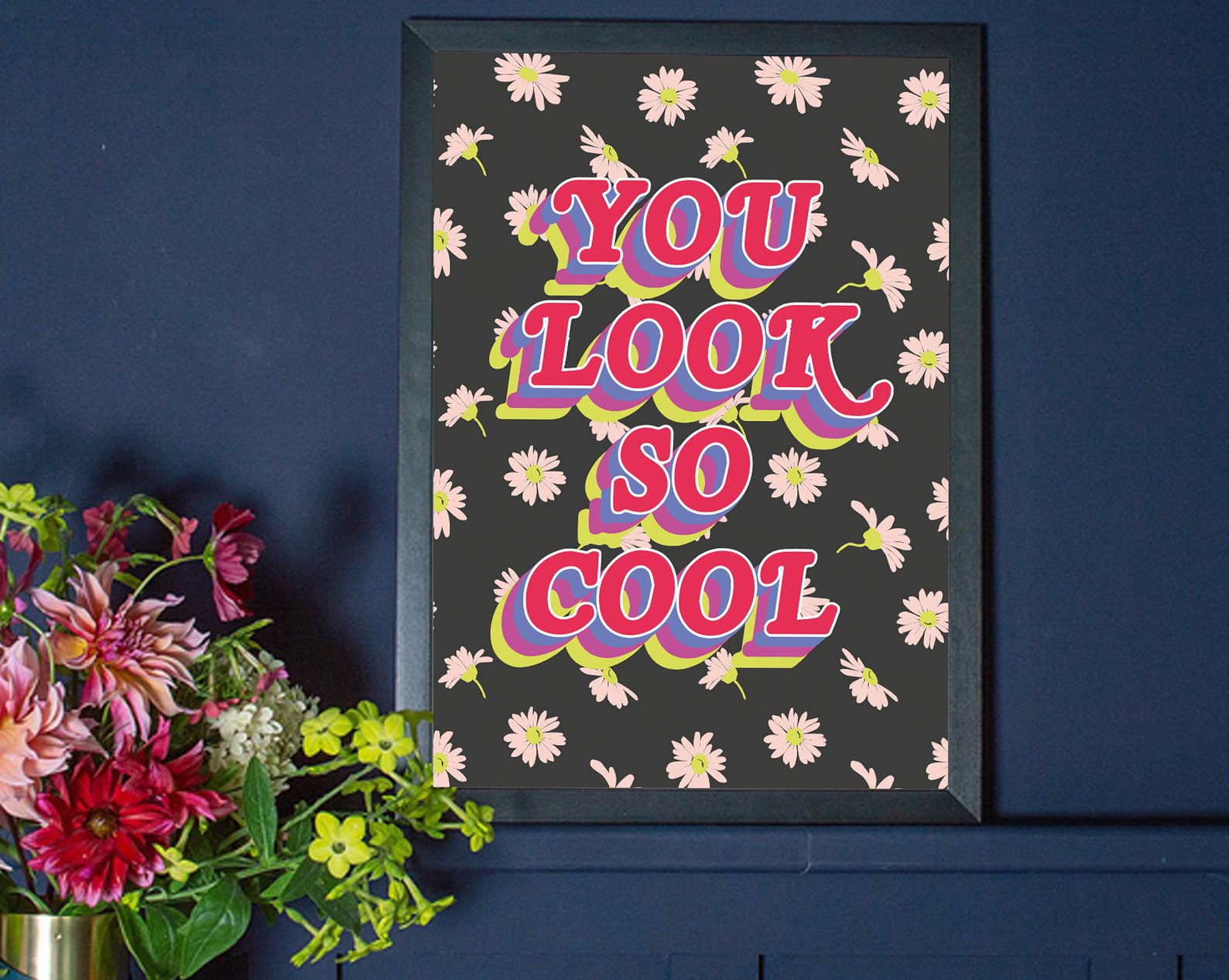 You Look So Cool The 1975 Print Robbers Lyrics The 1975 Etsy