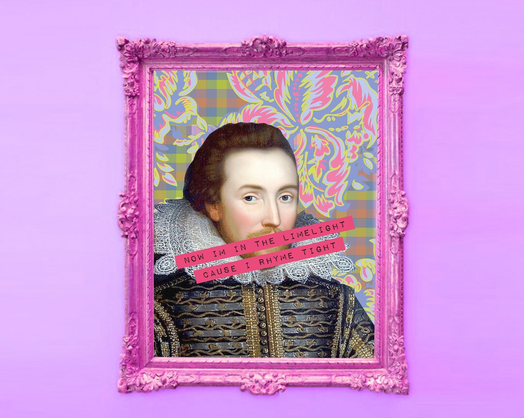 Biggy Juicy Lyrics Notorious BIG Shakesepeare Funny Etsy