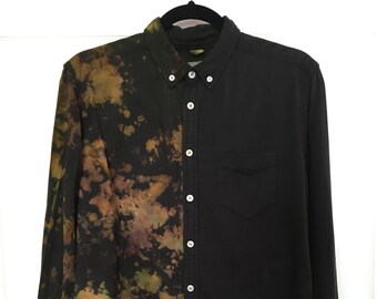 Half Button Shirt Etsy