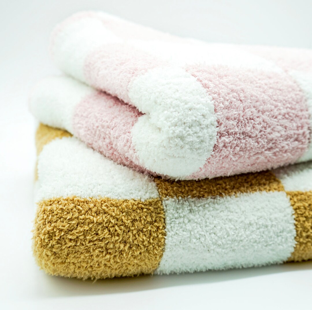 Checkered Baby Blanket, Custom Baby Blanket, Baby Gift, SOFT Microfiber