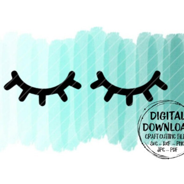 Svg Closed Eyes Lashes Etsy Svg Closed Eyes Lashes Etsy