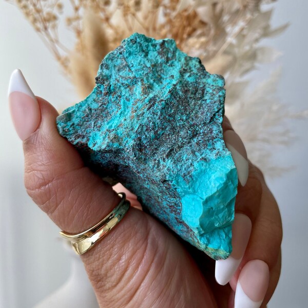 Shattuckite with Duftite, Galena and Chrysocolla from Namibia (1 piece)