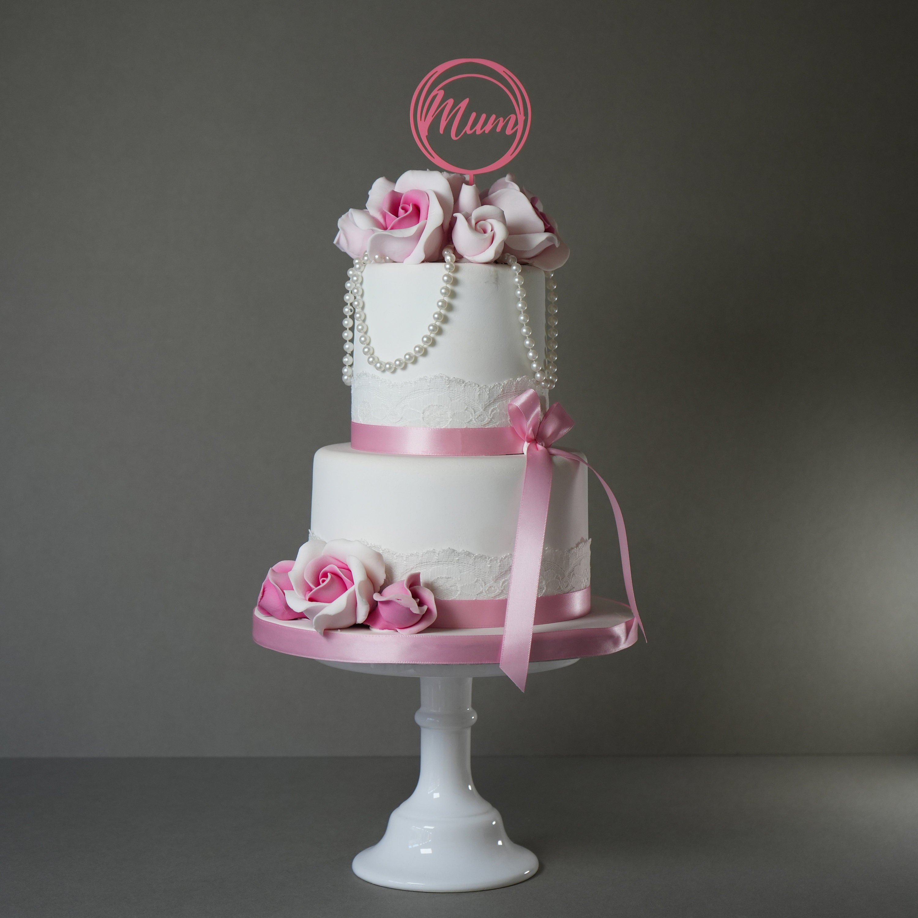 Mum - Acrylic Cake Topper - Birthday - Mothers Day - Any Occasion - Etsy